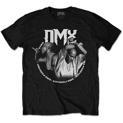Buy DMX  - Unisex T- Shirt -   Forever Circle -  Black  Cotton  • 16.99£