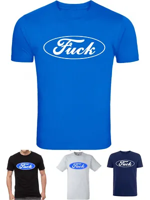 Buy F*ck Fu*k  Fucking Logo You Off Ford Car Funny Parody Gift Joke Novelty T-shirt • 9.99£