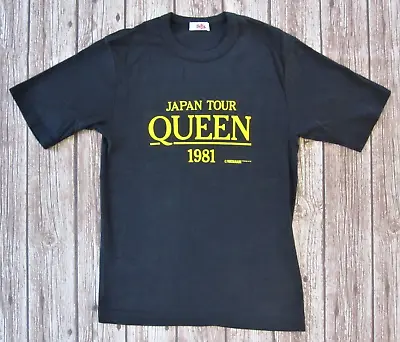 Buy Queen Original Japan Tour 1981 Promo Japanese Concert Watanabe Vintage T-Shirt  • 175£
