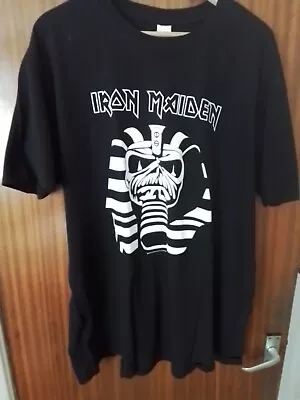 Buy Official Iron Maiden Powerslave T-Shirt Black XXL  • 15£
