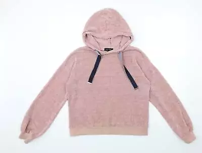 Buy New Look Womens Pink Acrylic Pullover Hoodie Size S • 4.75£