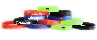 Buy Glow In The Dark – AVENGERS Bracelets Iron Man Hulk Thor Birthday Party Favors • 9.46£