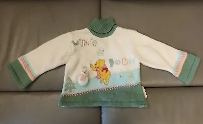 Buy Baby Girls Disney Winnie The Pooh Christmas Jumper Age 6 Months • 5£