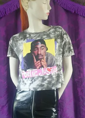 Buy POETIC JUSTICE Tupac Shakur Spike Lee Tie Dye Tshirt Womens M • 12£