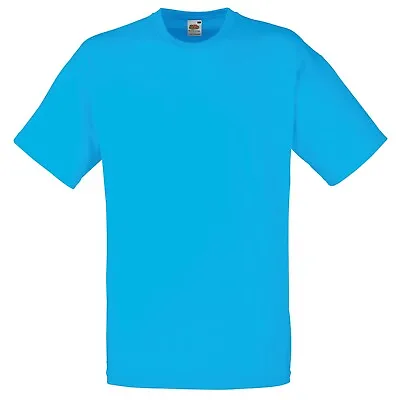 Buy Fruit Of The Loom Mens T Shirts Plain Cotton Short Sleeve T-shirt Tee Top New • 4.85£