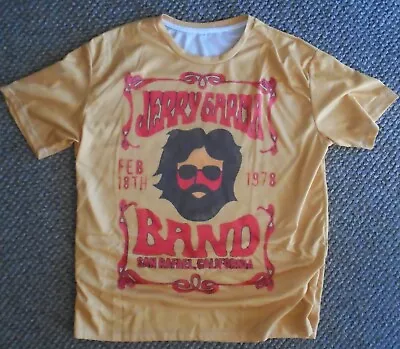 Buy JERRY GARCIA BAND-FEBRUARY 18th 1978-EXTRA LARGE TEE SHIRT-EXCELLENT CONDITION • 41.68£