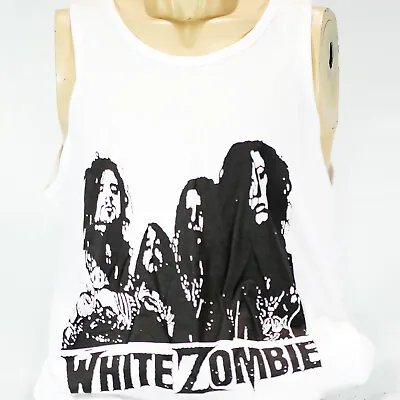Buy White Zombie Rock Metal T-shirt Sleeveless Unisex Vest Tank Top S-3XL • 14.99£