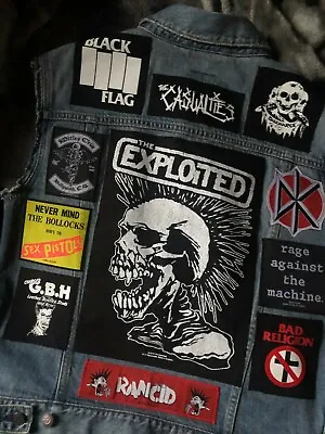 Buy Custom Battle Jacket W/ Your Personal Patch Collection Heavy Metal Rock NWOBM 3X • 265£
