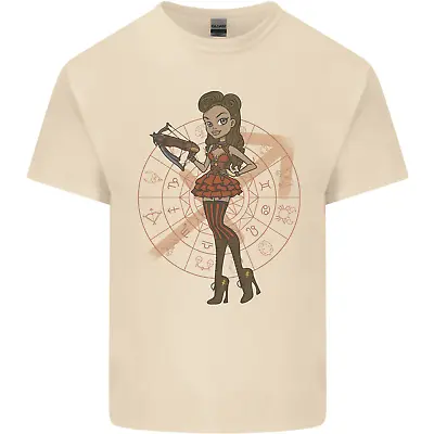 Buy Sagittarius Steampunk Woman Star Sign Mens Cotton T-Shirt Tee Top • 10.98£