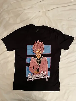 Buy Super Saiyan Rose Goku X Vice City Style T-shirt In Black - Large • 24£