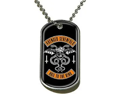 Buy AVENGED SEVENFOLD Metal Dogtag Pendant And Chain • 9.99£