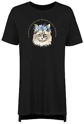 Buy Guardian Angel Nightie Womens Lucky Ones Have A Ragdoll Cat Ladies Night Shirt • 13.99£