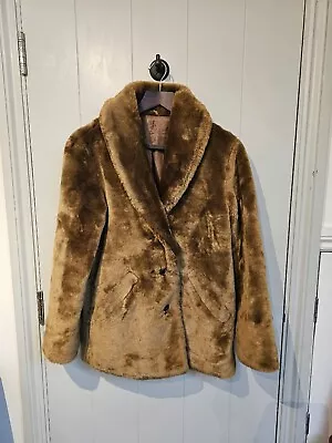 Buy & Other Stories Paris Latalier Faux Fur Brown Jacket BNWOT Size S • 17.50£