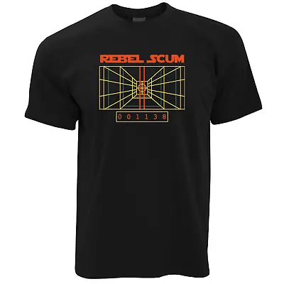 Buy Rebel Scum X Wing Death Star Targeting Computer Unofficial Star Wars T-Shirt NEW • 14.50£