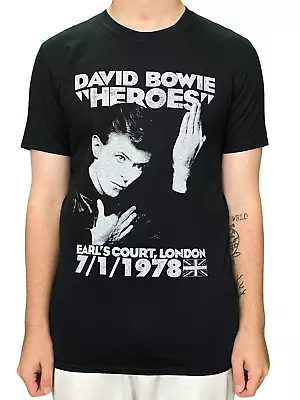Buy David Bowie - Earls Court 1978 Heroes Unisex Official T Shirt Brand New Various • 15.99£