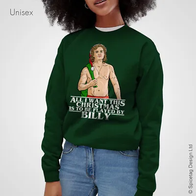Buy Billy Sweatshirt Christmas Xmas Jumper Festive Sweater Top Gift TV Show Sweat • 35£