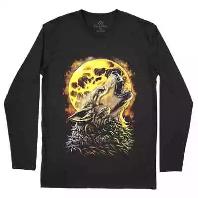 Buy Wolf Howling Mens T-Shirt Animals Full Moon Wildlife Nature Forest E309 • 16.99£