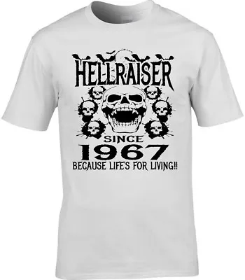 Buy Men's Birthday T-Shirt 50th 1967 Birthday Any Year Hellraiser Unique Design Gift • 10.95£