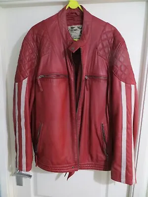 Buy Vintage Joe Browns 98 – Denim Bike Wear Leather Jacket • 90£
