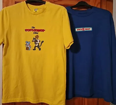 Buy Simpsons X2 Primark T-shirts Size Mens S • 10£