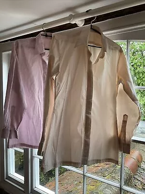 Buy 2 Ladies Smart Shirts. Pink, Peach Uk 10 • 10£