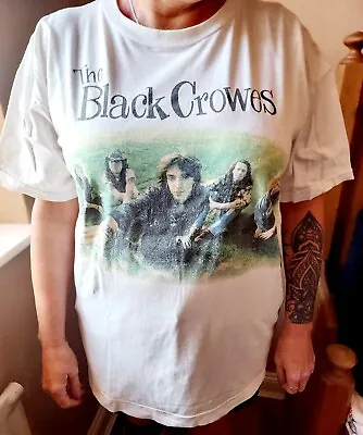 Buy The Black Crowes Band Pic Vintage T-Shirt Official • 125£