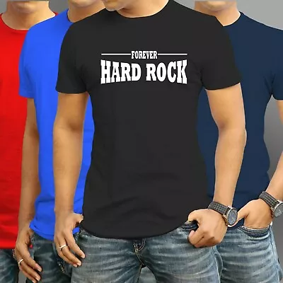 Buy Hard Rock Men's T-Shirt Perfect Gift Heavy Metal Gig Rocker Metal Head  Music • 12.95£