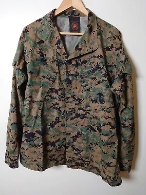 Buy Genuine US Marines USMC MARPAT Woodland Shirt Jackrt Blouse MCCUU • 13£