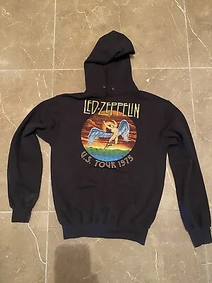 Buy Womens Fruit Of The Loom Hoodie Led Zeppelin Tour  1975  Size -S • 47.25£