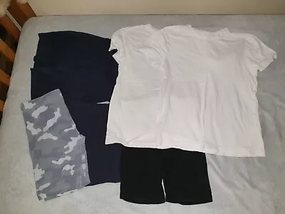 Buy 9x Items Girl School Uniform PE Bundle Shorts White T- Shirt 11-12 Years    A • 5£
