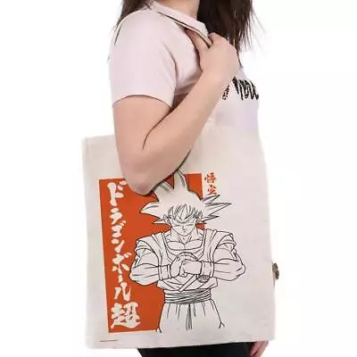 Buy Dragon Ball Super Tote Bag Goku - Reusable Shopping Bag  (30cm X 45cm) • 11£