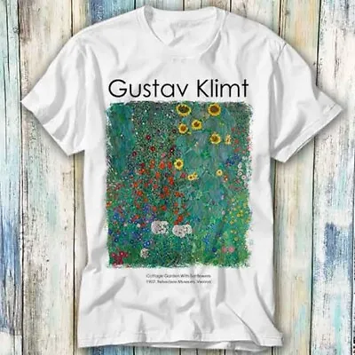 Buy Gustav Klimt Exhibition Art Poster Cottage T Shirt Meme Gift Top Tee Unisex 1366 • 6.35£