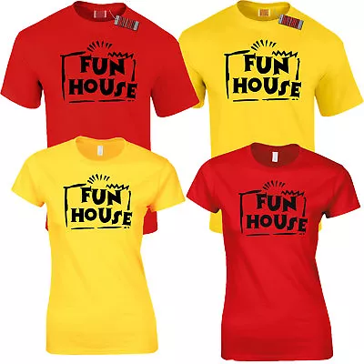 Buy Fun House T-Shirt Retro  Fancy Dress Pat TV Sharp Dance Rave Men's Ladies S-5XL • 10.95£