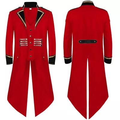 Buy Gothic Jacket Frock Mens Retro Coat Steampunk Victorian Morning Steampunk • 25.99£