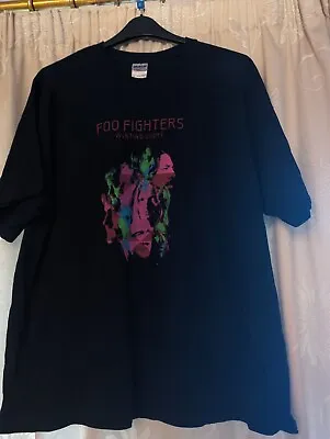 Buy Foo Fighters Gildan European Tour 2011 T Shirt Wasting Light Size XL Black • 9.99£