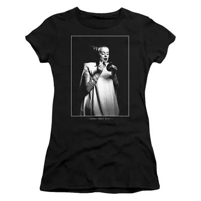 Buy Bride Of Frankenstein Juniors T-Shirt Looks That Kill Black Tee • 22.22£
