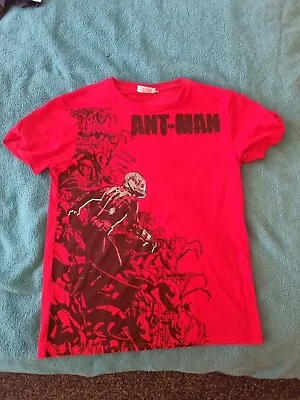 Buy Marvel Comics Official Ant Man  T Shirt - Red Size Large • 15£