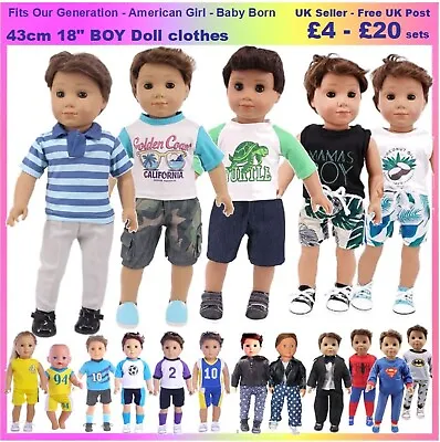Buy *18  BOY Doll Clothes Football Boots Trainers Shoes. Our Generation Baby Born AG • 4£