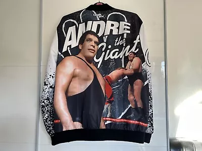 Buy WWE Andre The Giant Chalk Line Jacket Retro Style Rare WWF Size XL • 129.99£