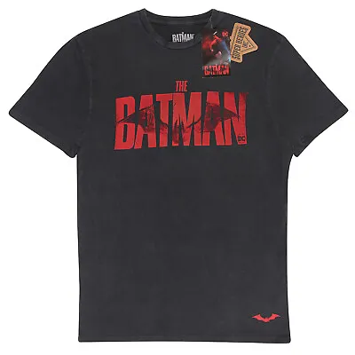 Buy Official DC The Batman - Logo Acid Wash T-shirt • 12.99£