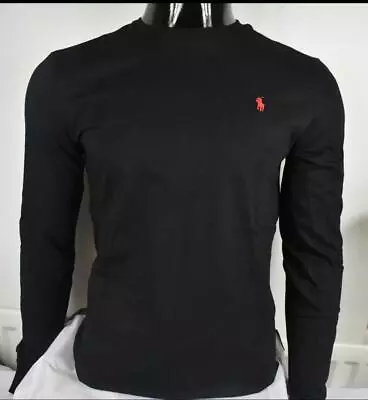 Buy Men's Ralph Lauren Long Sleeve Crew Neck T-shirt • 24.99£
