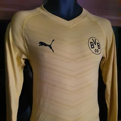 Buy Borussia Dortmund FC Training Compression Baselayer Long T-shirt M • 29.99£