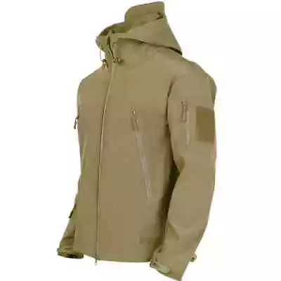 Buy Mens Tactical Coat Combat Waterproof Jacket Winter Warm Hooded Outdoor Jacket • 25.99£