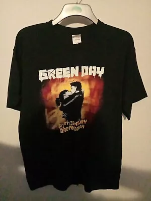 Buy Vintage Green Day Shirt Mens Large Black 21st Century Breakdown Rock Band Y2K • 19.99£