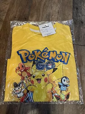 Buy Boys 4-5 Pokemon Go Yellow Tshirt CLEARANCE • 4.72£