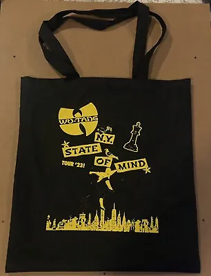 Buy 2023 Wu-tang Clan Nas New York State Of Mind Screen Printed Tote Bag Merch • 33.15£
