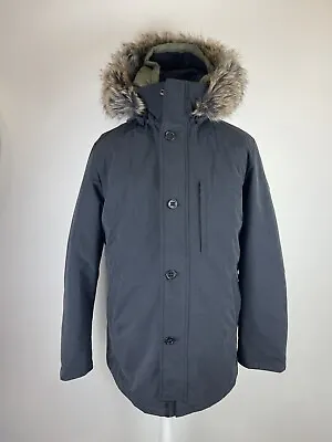 Buy Wrangler - Men's 2 In 1 Faux Fur Hooded Parka Jacket In Black - M • 79£