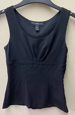 Buy H & M Black Pendulum Tank Top Dress Shirt New Without Tags Size 4 • 7.57£