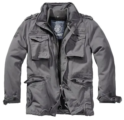 Buy Brandit Jacket Men's Jacket Military M-65 Giant Parka 2 IN 1 Jacket Grey • 124.73£