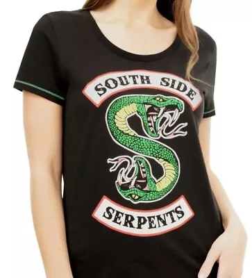 Buy Womens Riverdale T-Shirt - Southside Serpents, Size Large • 7.49£